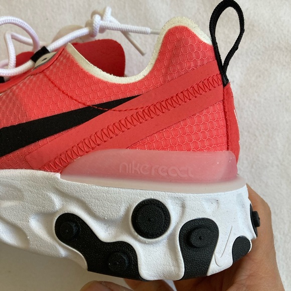 NWB Nike React 55 SE Ember Glow/Black-Night Bone 👟, size 8. - Picture 8 of 9